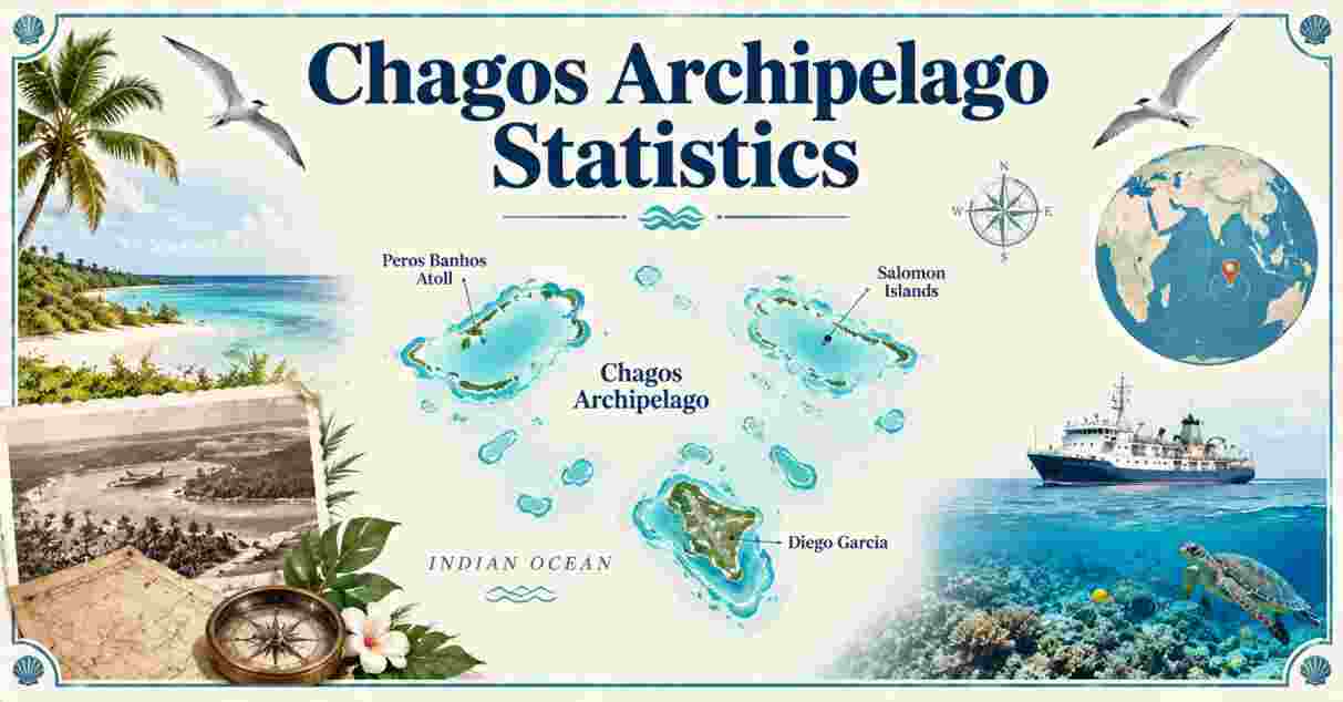Chagos Archipelago Statistics 2026 | Area, Islands, Chagossian People, Population, Diego Garcia & Facts
