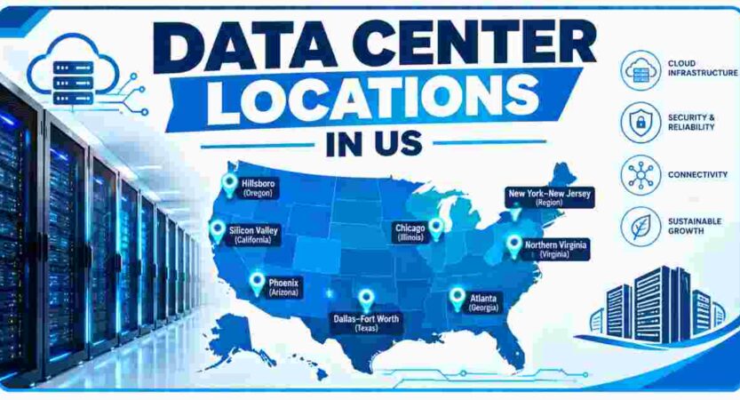 Data Center Locations in US 2026 | States, Cities, Capacity & Facts