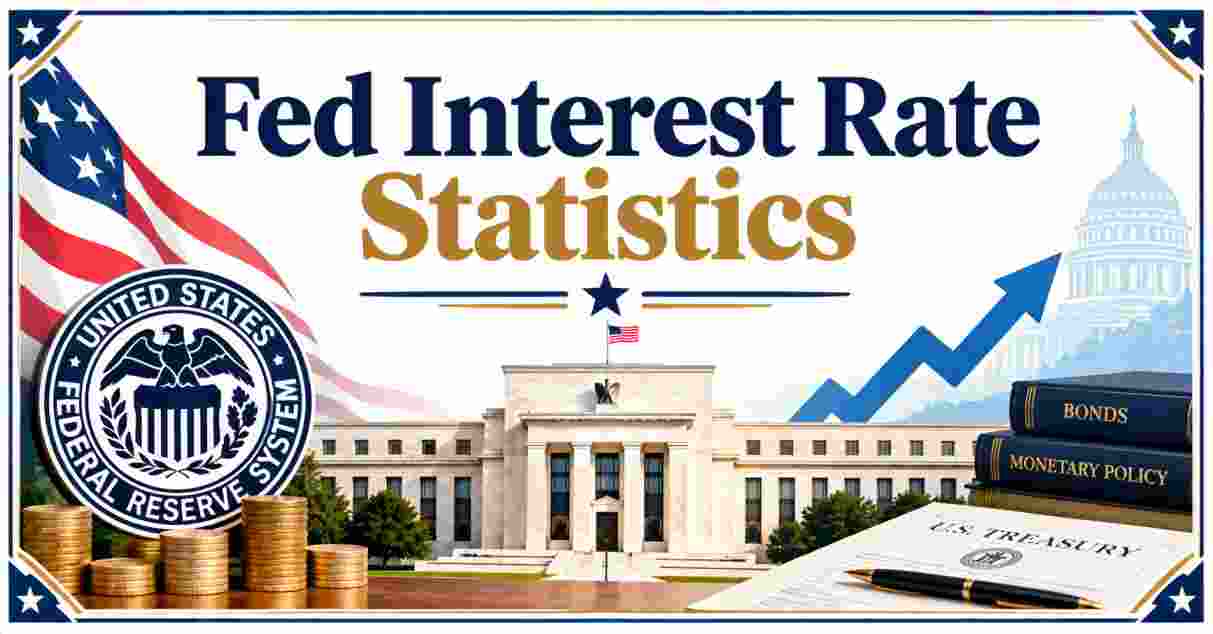 Fed Interest Rate Statistics 2026 | Current Rate, History, Hikes & Facts