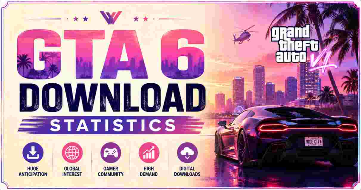 GTA 6 Download Statistics 2026 | Trailer Views, Downloads & Facts