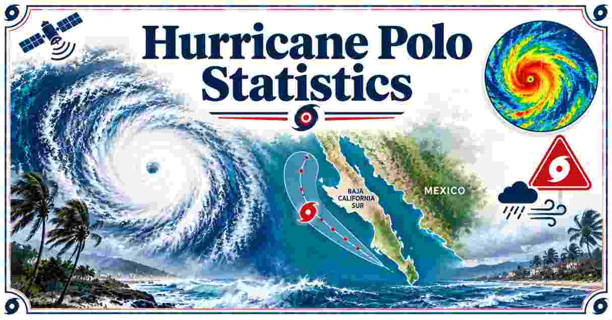 Hurricane Polo Statistics 2026 | Category, Wind Speed, Pressure, Path & Facts