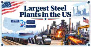 Largest Steel Plants in US 2026 | Companies, Production Capacity, Locations & Facts