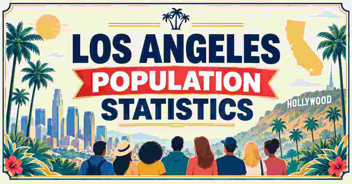 Los Angeles Population Statistics 2026 | By Age, Race, Gender, Growth & Facts