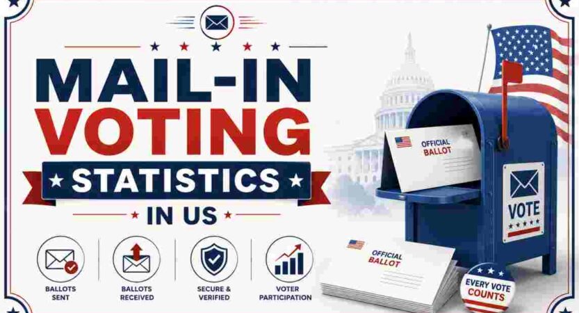 Mail-In Voting Statistics in US 2026 | Ballots, Voters & States