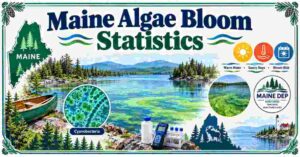 Maine Algae Bloom Statistics 2026 | Size, Marine Life & Facts