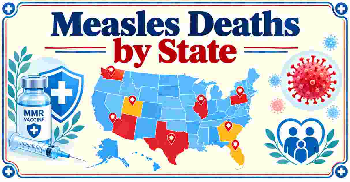 Measles Deaths by State 2026 | States With the Most Deaths & Facts