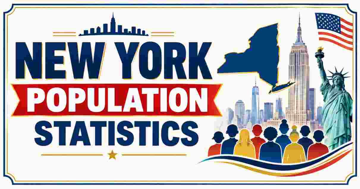 New York Population Statistics 2026 | By Age, Race, Gender, Growth & Facts