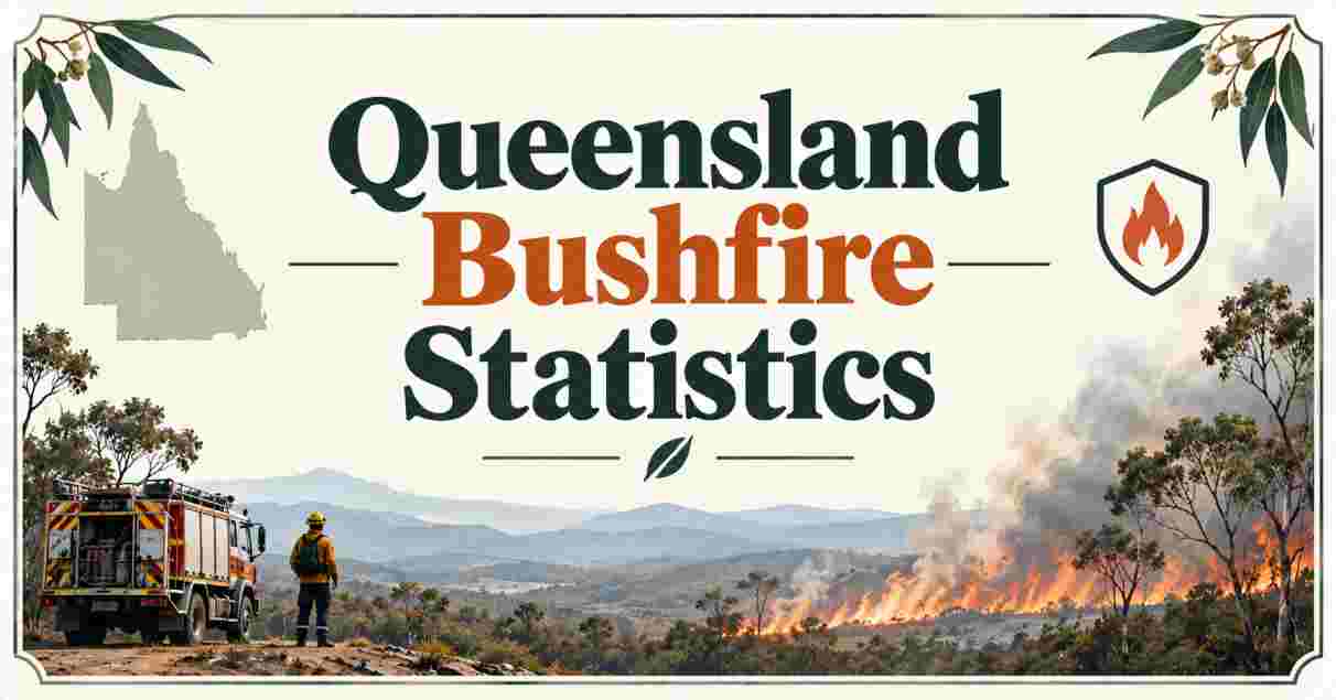 Queensland Bushfire Statistics 2026 | Fires, Areas Burned, Firefighters & Facts