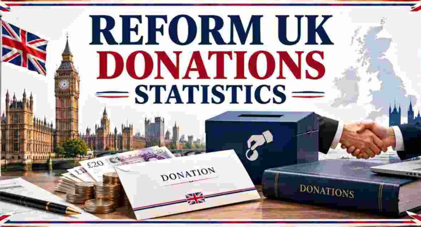 Reform UK Donations Statistics 2026 | £72 Million, Donors & Facts