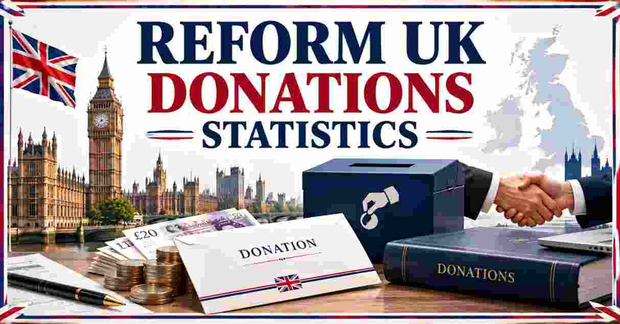 Reform UK Donations Statistics 2026 | £72 Million, Donors & Facts