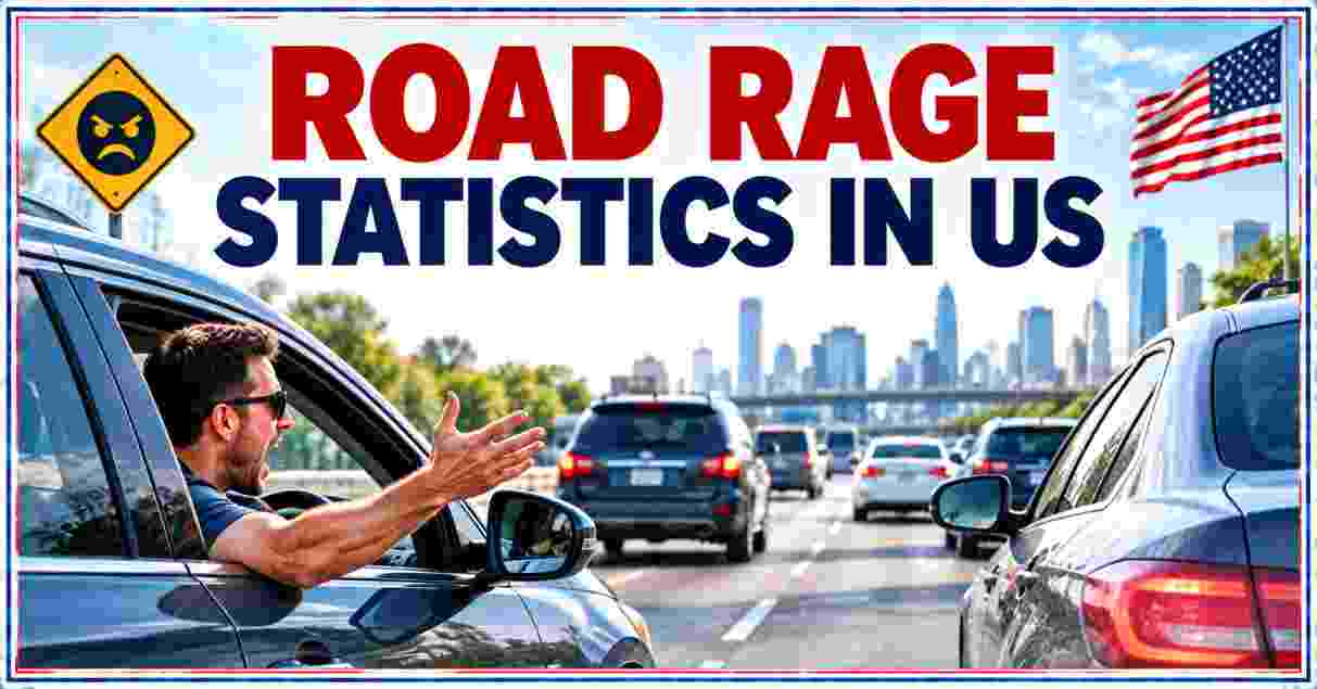 Road Rage Statistics in US 2026 | Incidents, Deaths & Safety Facts