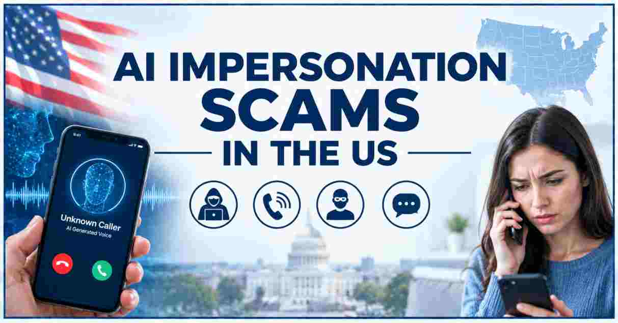 AI Impersonation Scams in US 2026 | Deepfake Calls, Reported Losses & Victims