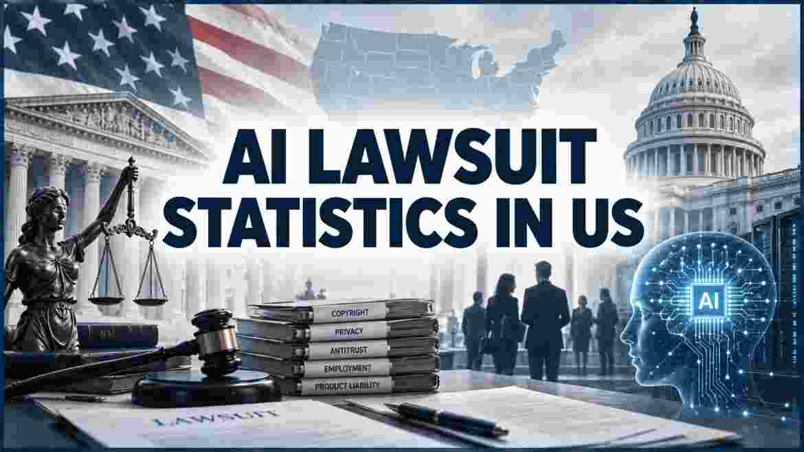 AI Lawsuit Statistics in US 2026 | Sued Over AI Tool, Cases & Facts