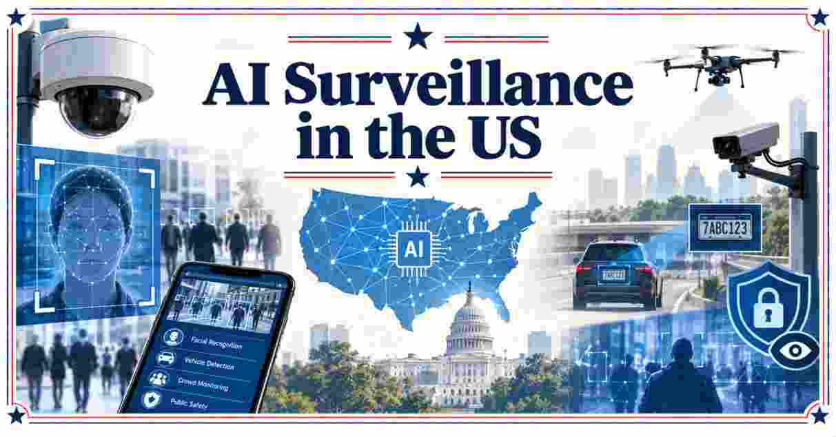AI Surveillance in the US 2026 | Workplace Monitoring, Facial Recognition, Police Surveillance, Privacy & Facts