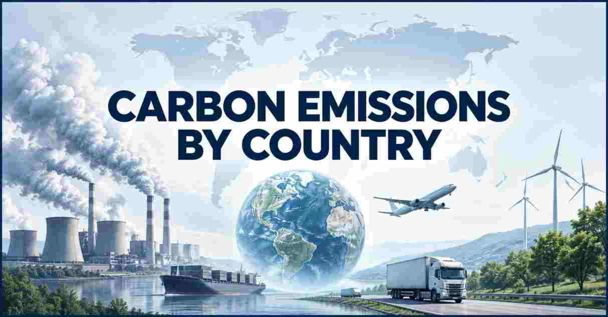 Carbon Emissions by Country 2026 | Top 50 Countries, CO₂ per Capita & Global Rankings