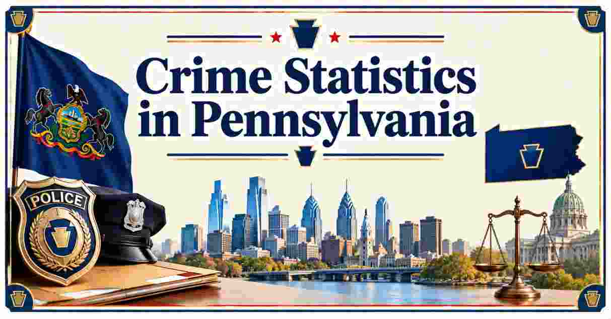 Crime Statistics in Pennsylvania 2026 | Crime Rates, Violent Crime, Murder & Facts