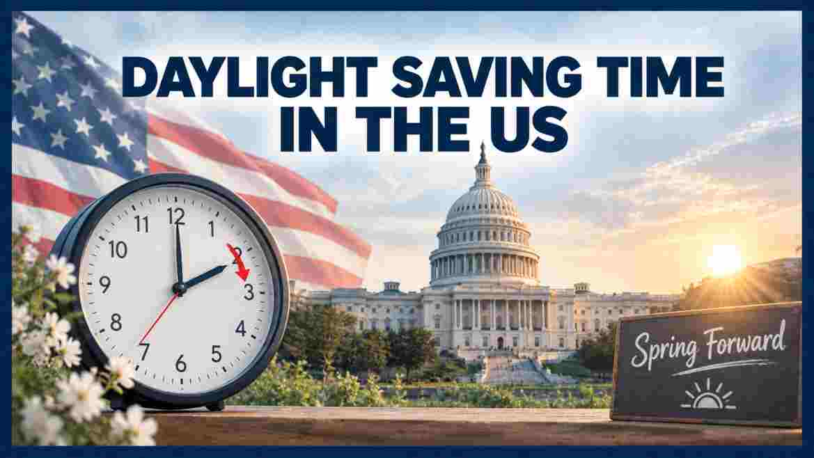 Daylight Saving Time in US 2026 | Clock Change Dates, States, Time Zones & Facts