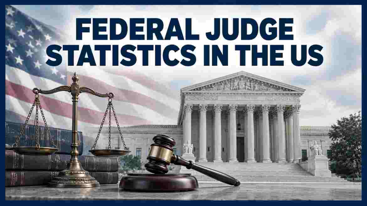 Federal Judge Statistics in US 2026 | Salary, Courts, Caseloads, Appointments & Facts