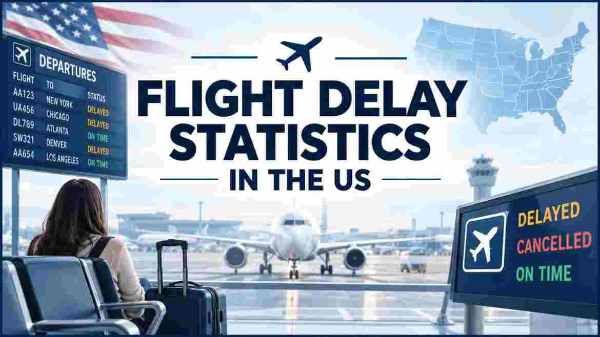 Flight Delay Statistics in US 2026 | Airline Rankings, Worst Airports, Cancellations & Delay Causes
