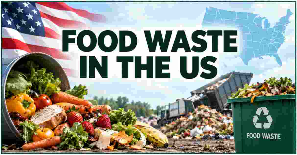 Food Waste in the US 2026 | Household Waste, Annual Cost, Food Types & Causes