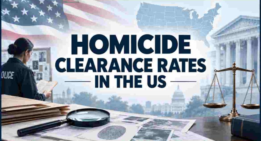 Homicide Clearance Rates in the US 2026 | Cases Solved, Arrests, Unsolved Murders & Facts