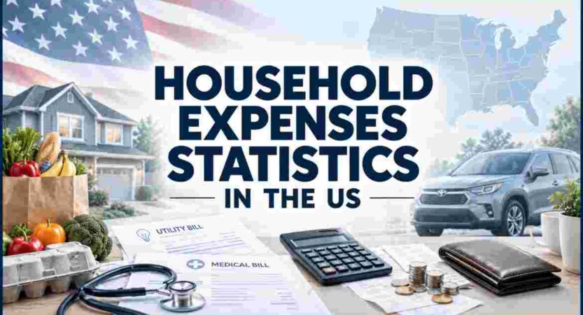 Household Expense Statistics in US 2026 | Food, Utilities, Transportation & Cost Trends