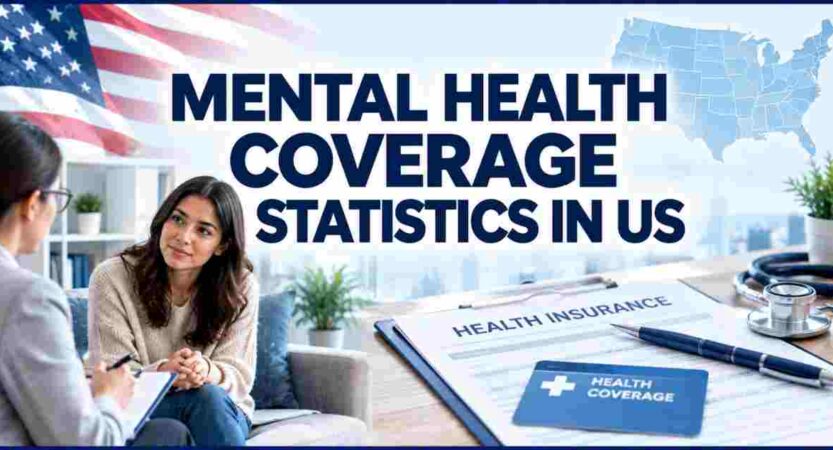 Mental Health Coverage Statistics in US 2026 | Insurance Access, Therapy Adoption, State Comparisons & Facts