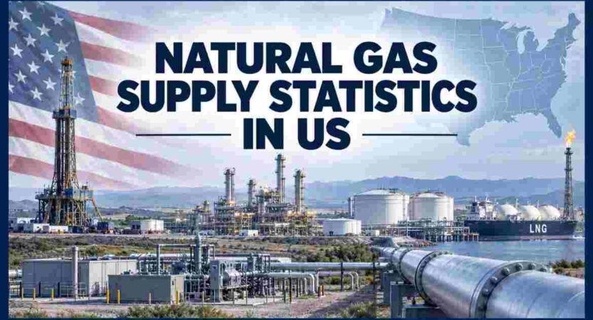 Natural Gas Supply Statistics in US 2026 | Production, Imports, Exports, Consumption & Facts