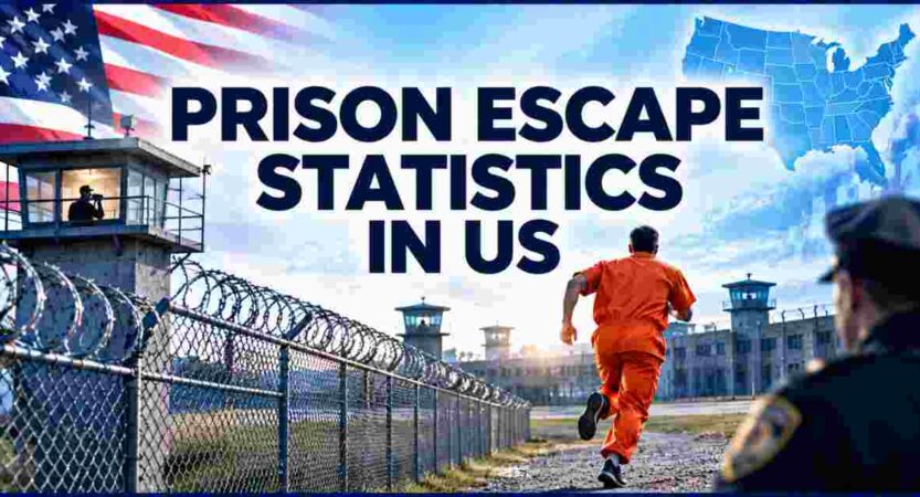Prison Escape Statistics in US 2026 | Escape Rates, Recapture Times & Key Facts